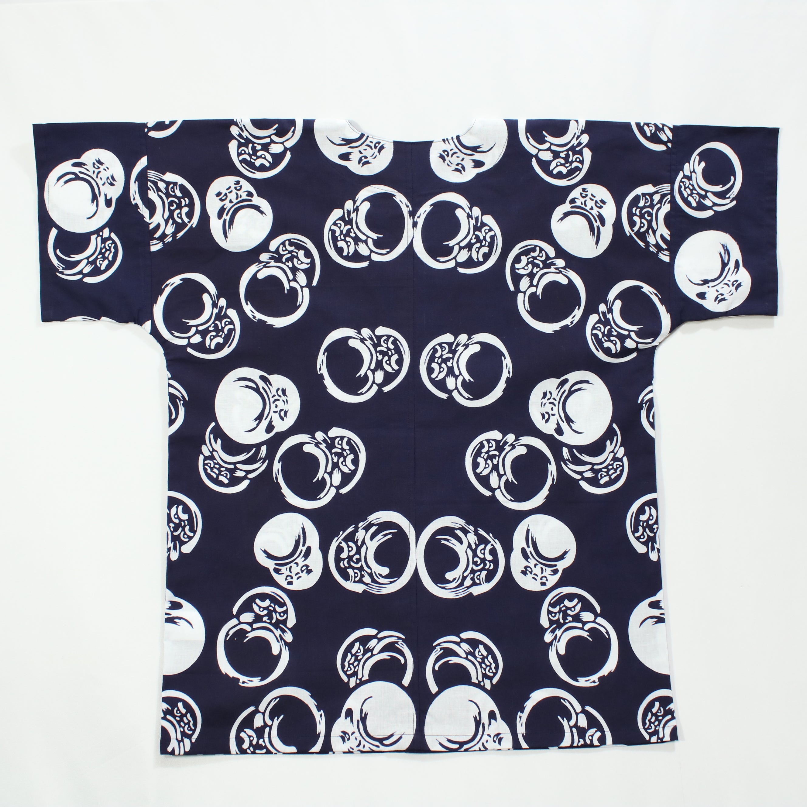 【だるま(紺地)】焼津シャツ／半袖