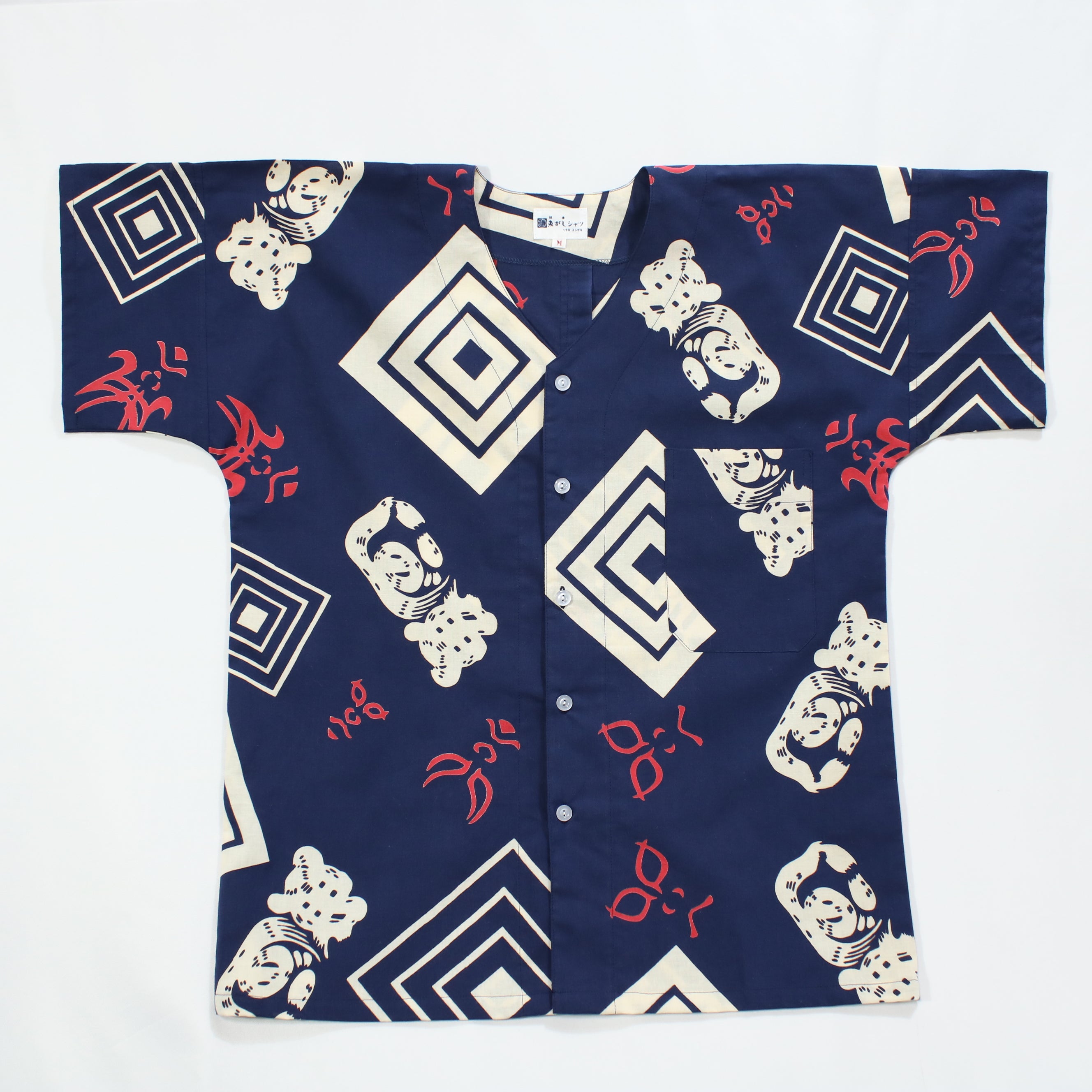 【隈どり】魚河岸シャツ／半袖