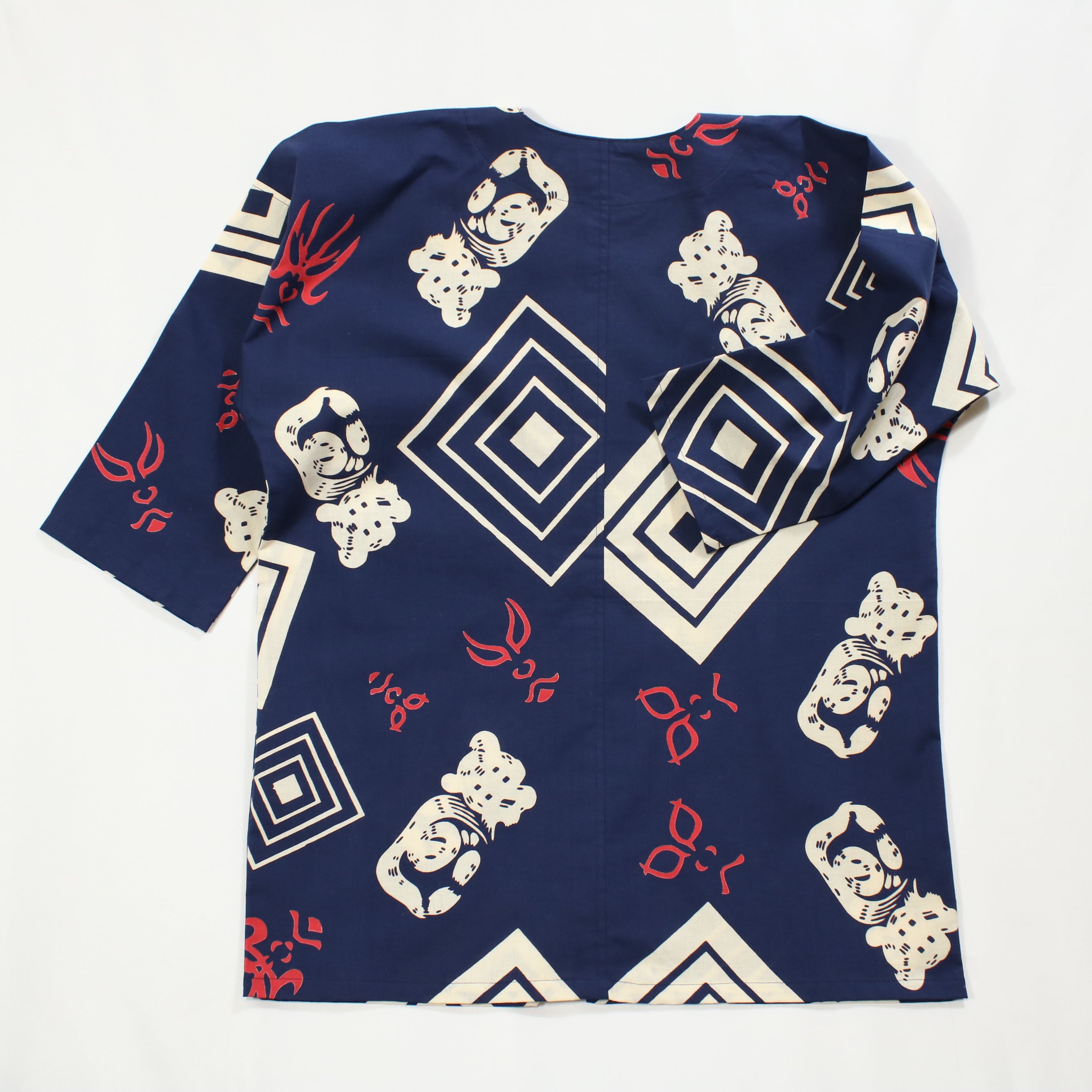 【隈どり】魚河岸シャツ／七分袖