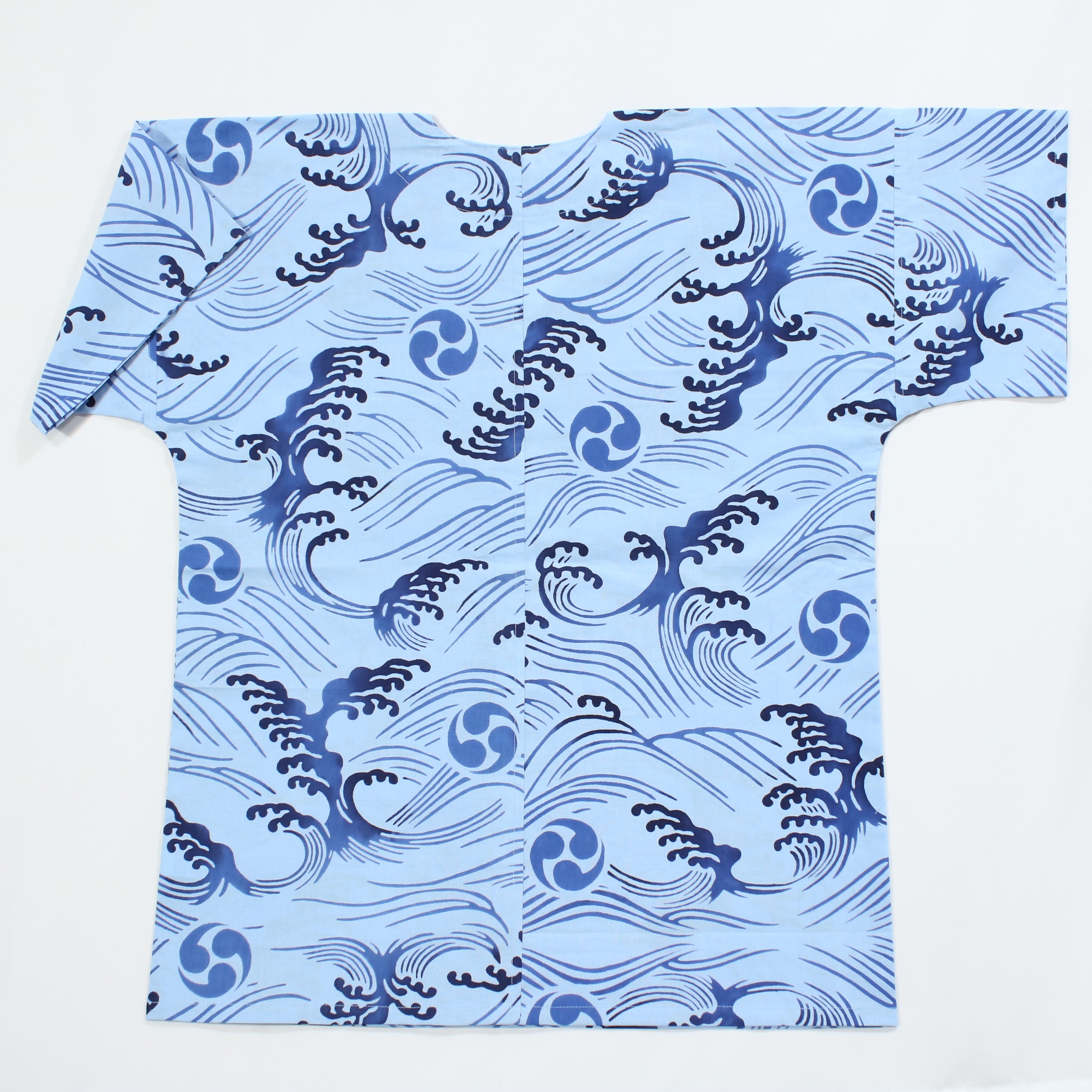 【波に巴】焼津シャツ／半袖