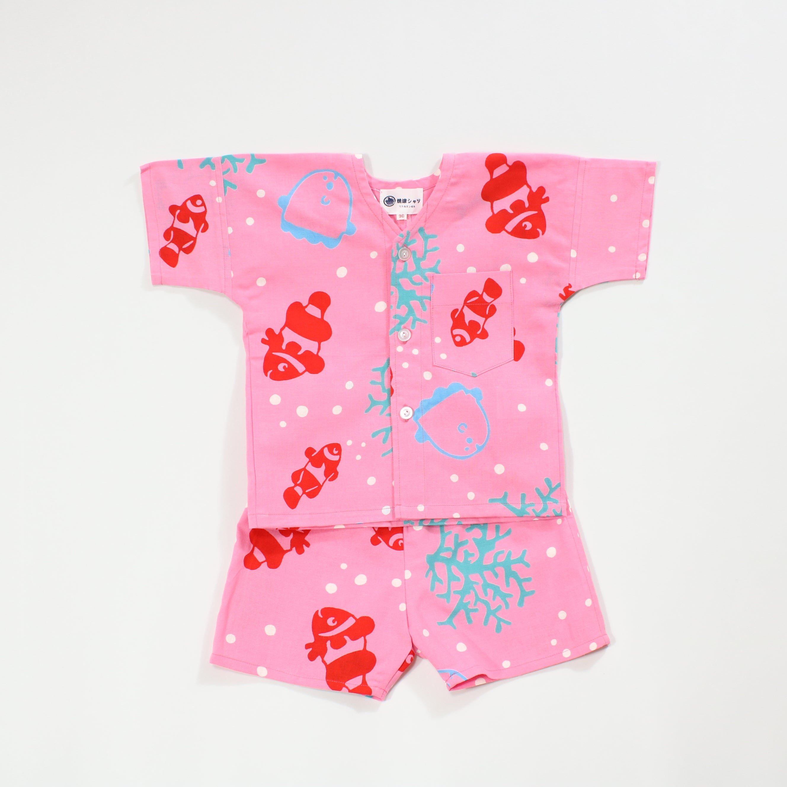 【くまのみ】焼津シャツ／上下セット(キッズ)