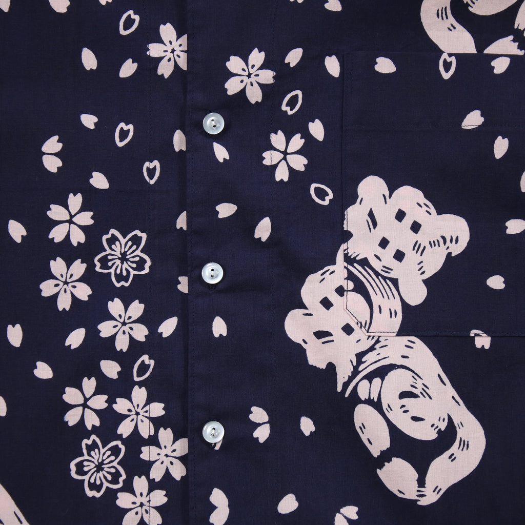 【桜吹雪】魚河岸シャツ／半袖