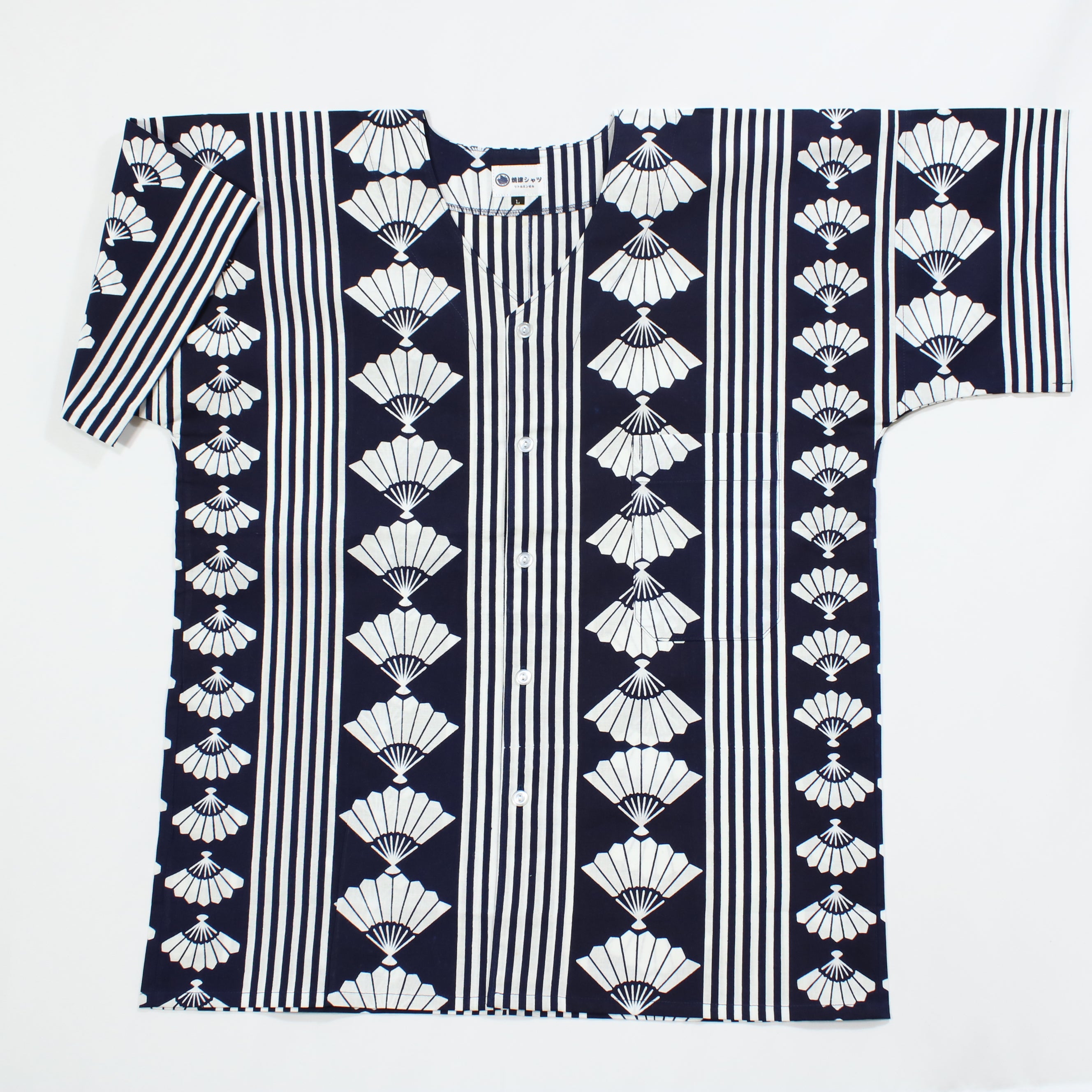 【扇面】焼津シャツ／半袖