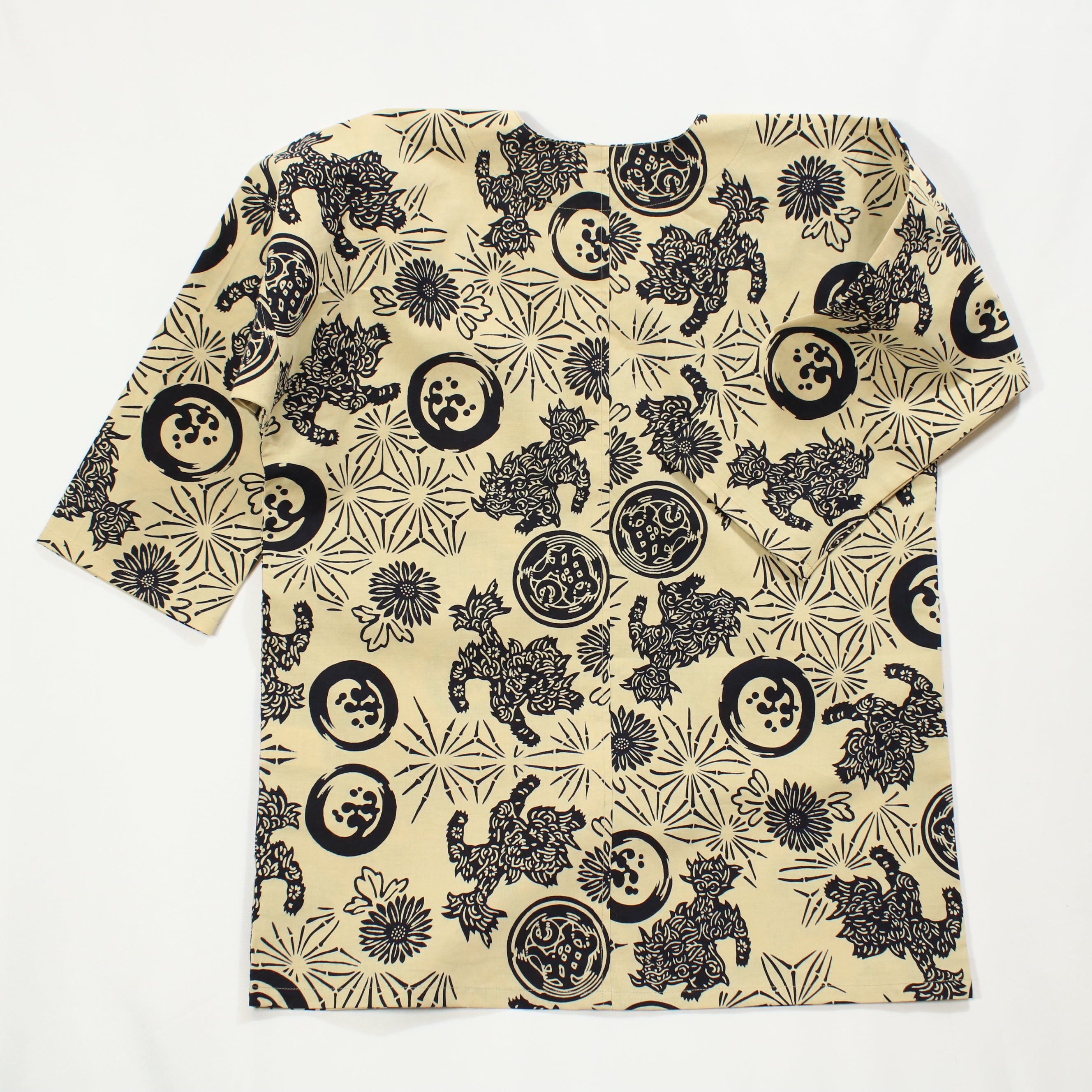 【獅子】焼津シャツ／七分袖