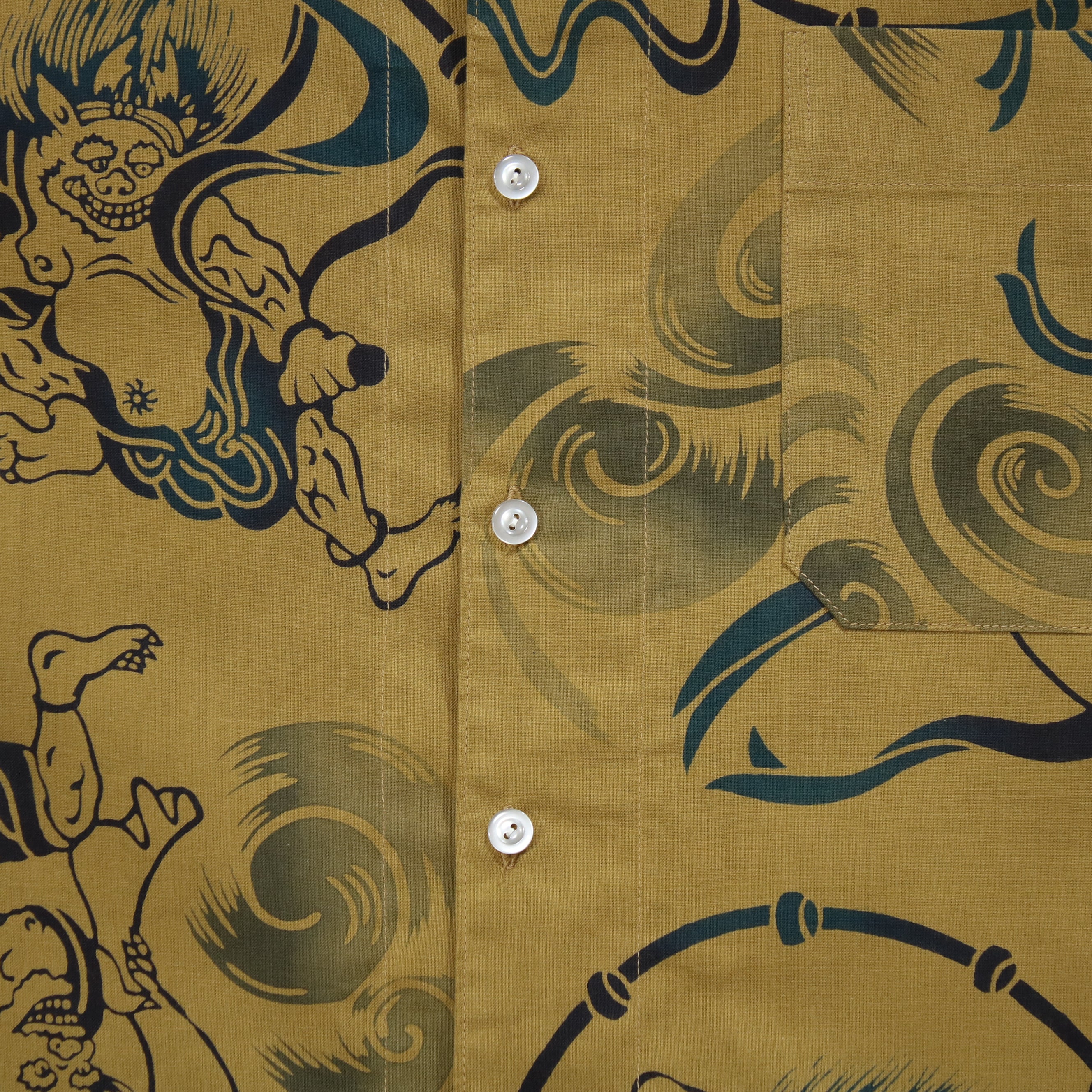 【風神雷神】焼津シャツ／半袖