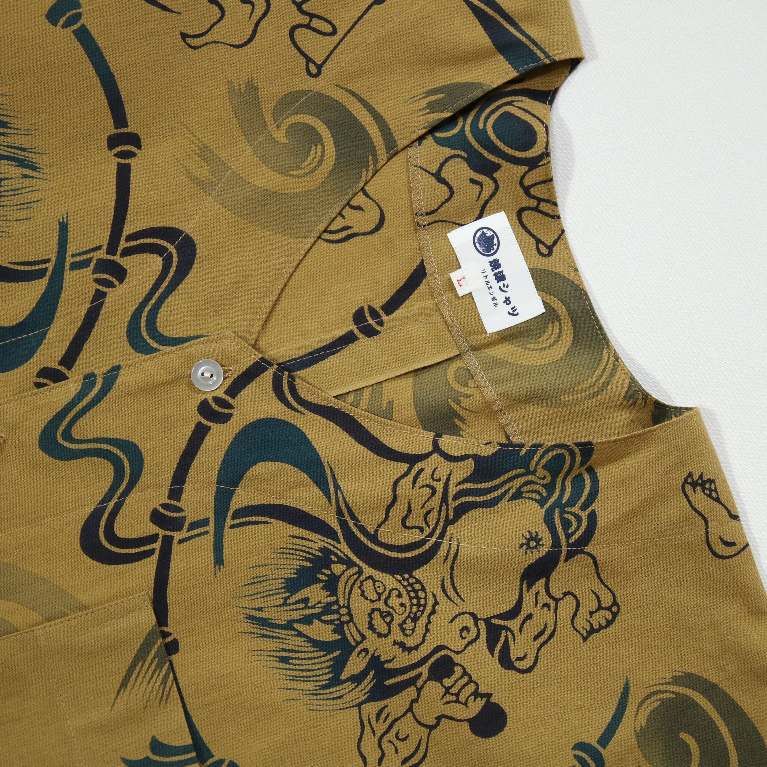 【風神雷神】焼津シャツ／半袖