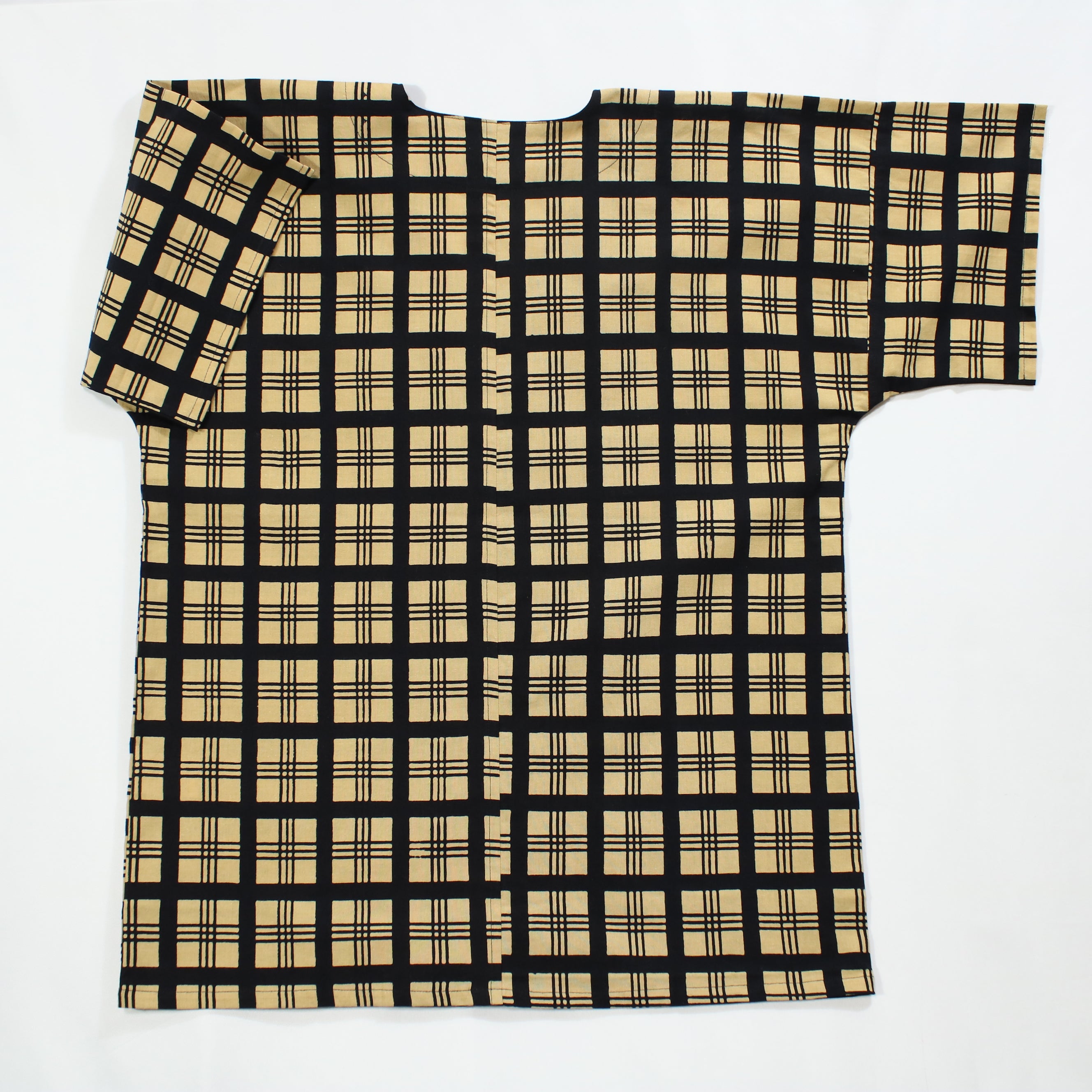 【弁慶格子】焼津シャツ／半袖