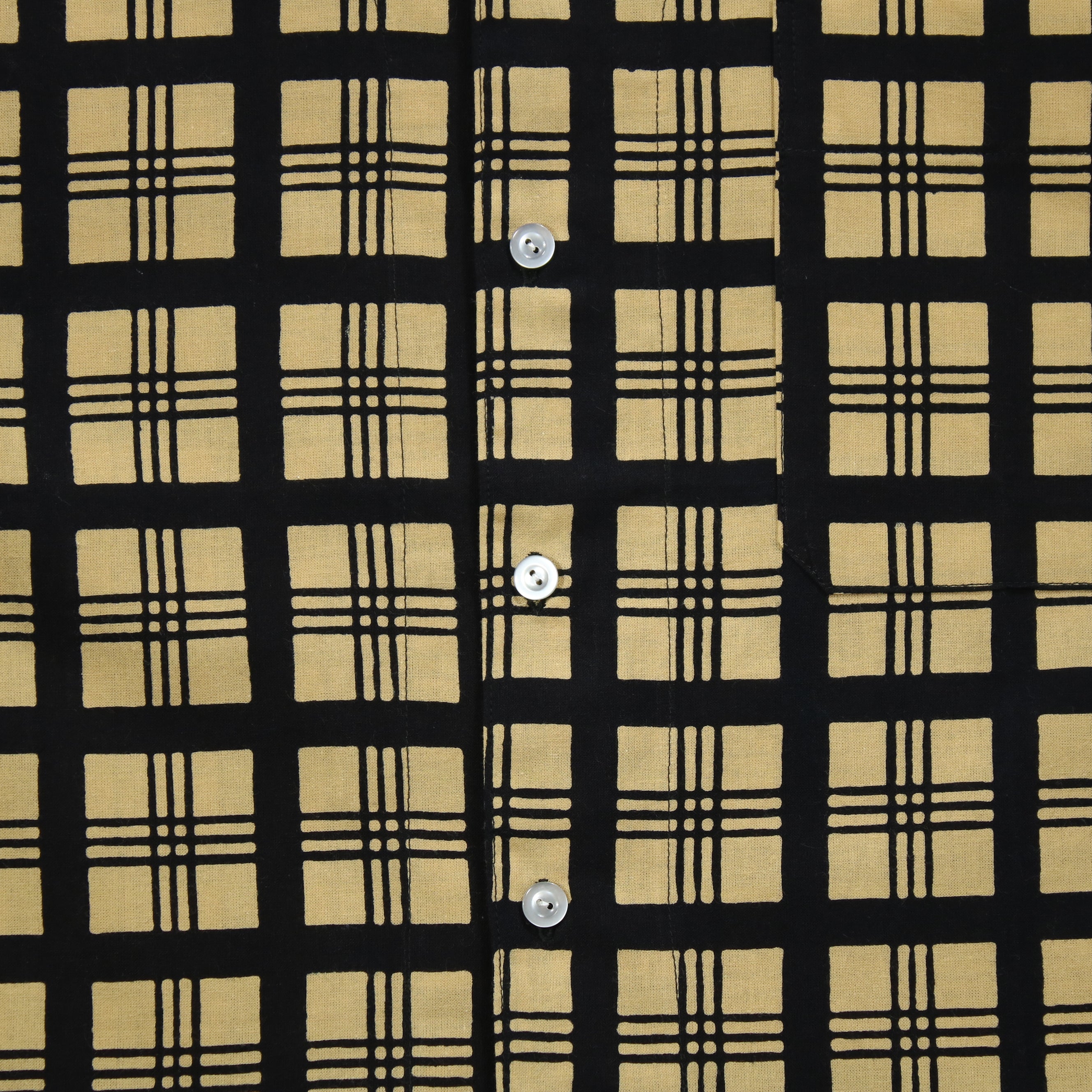 【弁慶格子】焼津シャツ／半袖