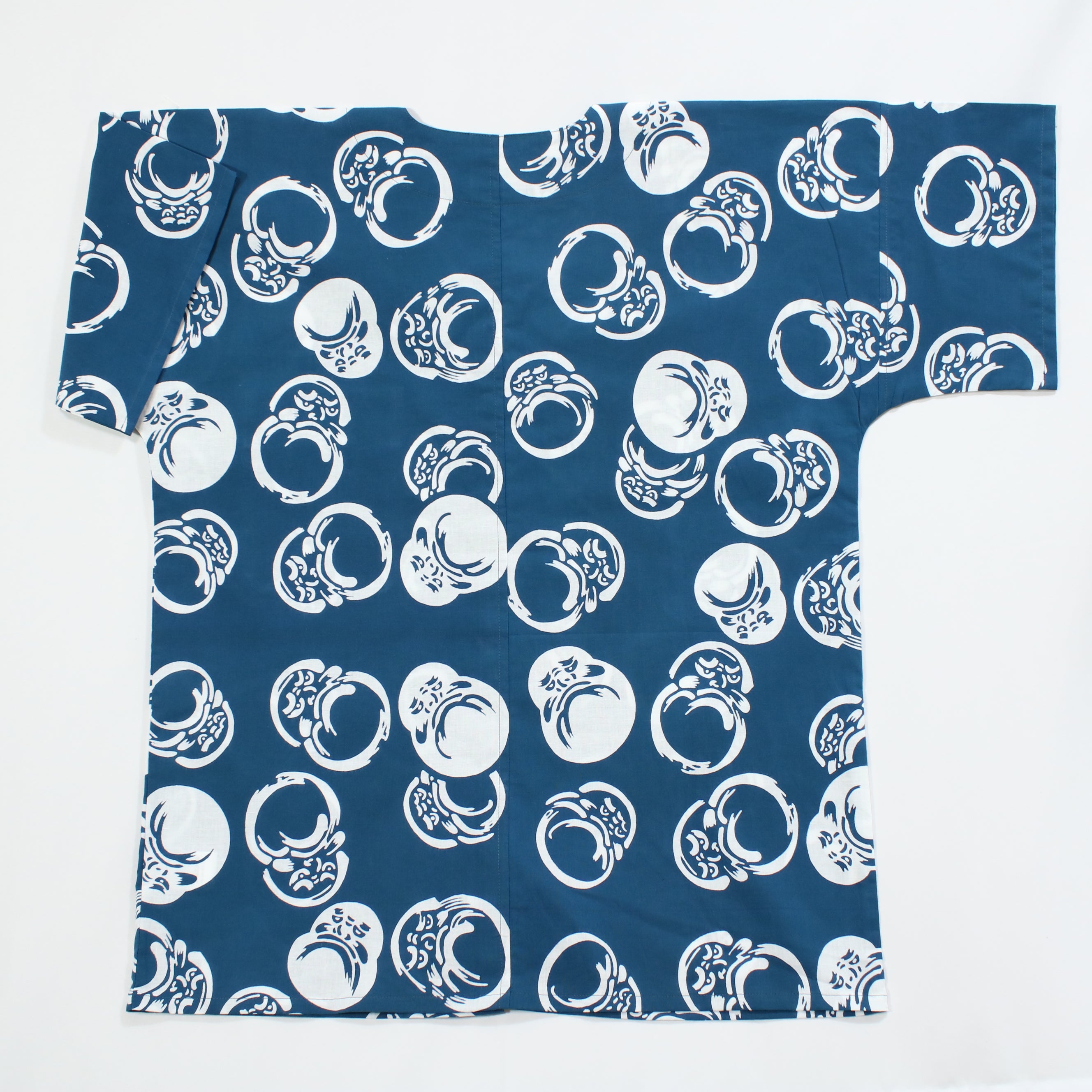 【だるま(青地)】焼津シャツ／半袖