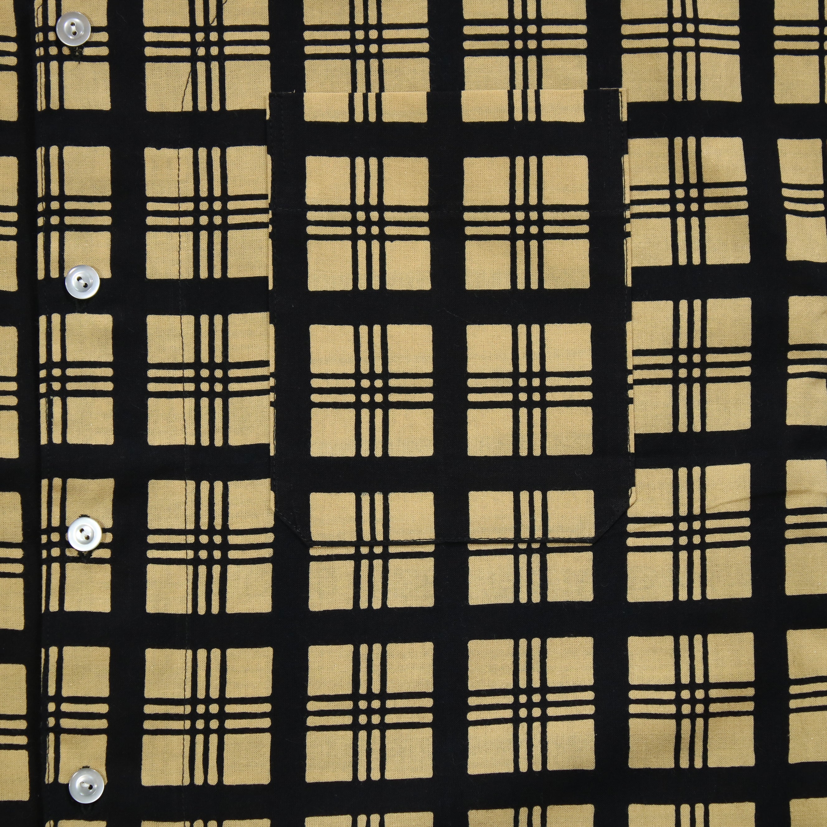 【弁慶格子】焼津シャツ／半袖