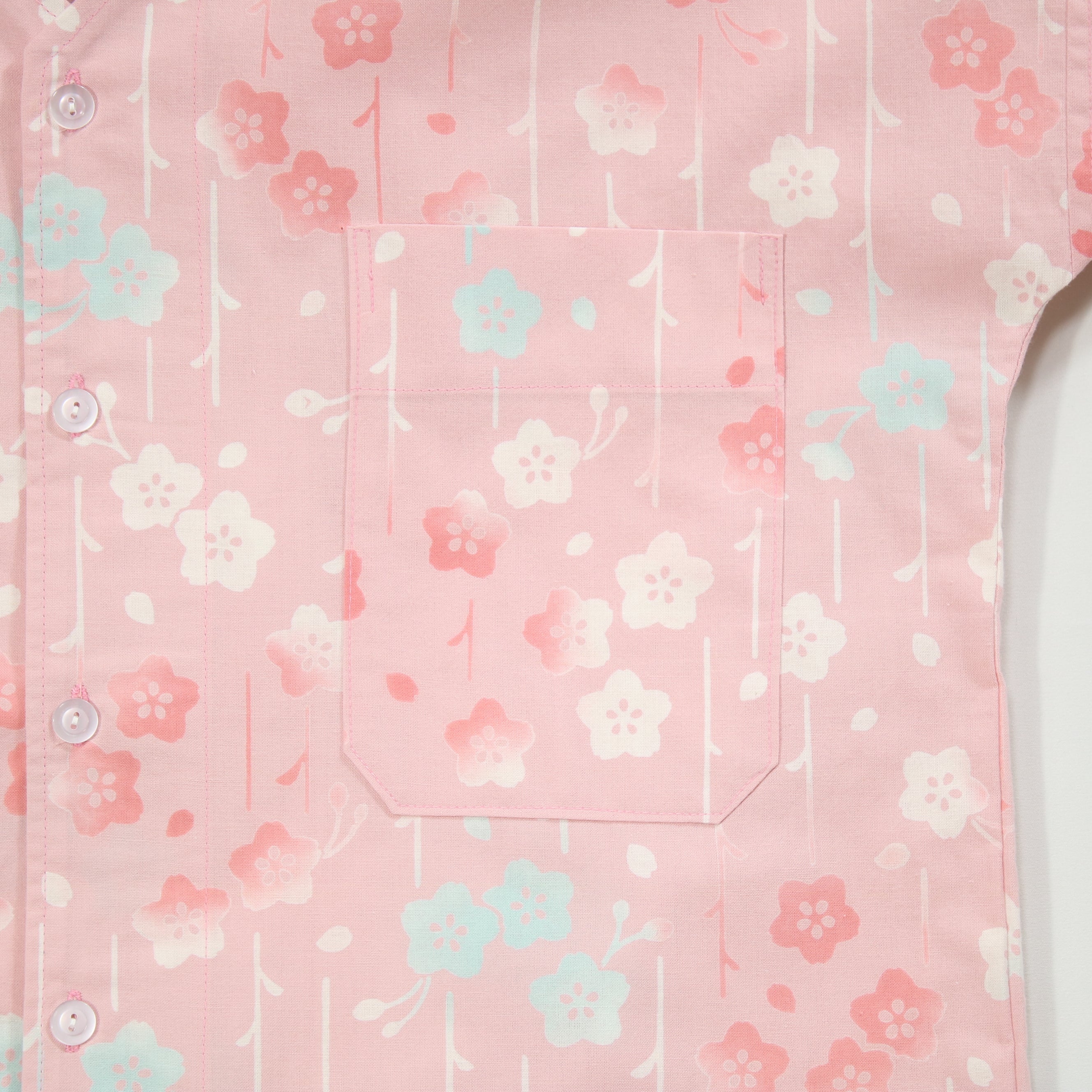 【枝垂れ桜】焼津シャツ／半袖