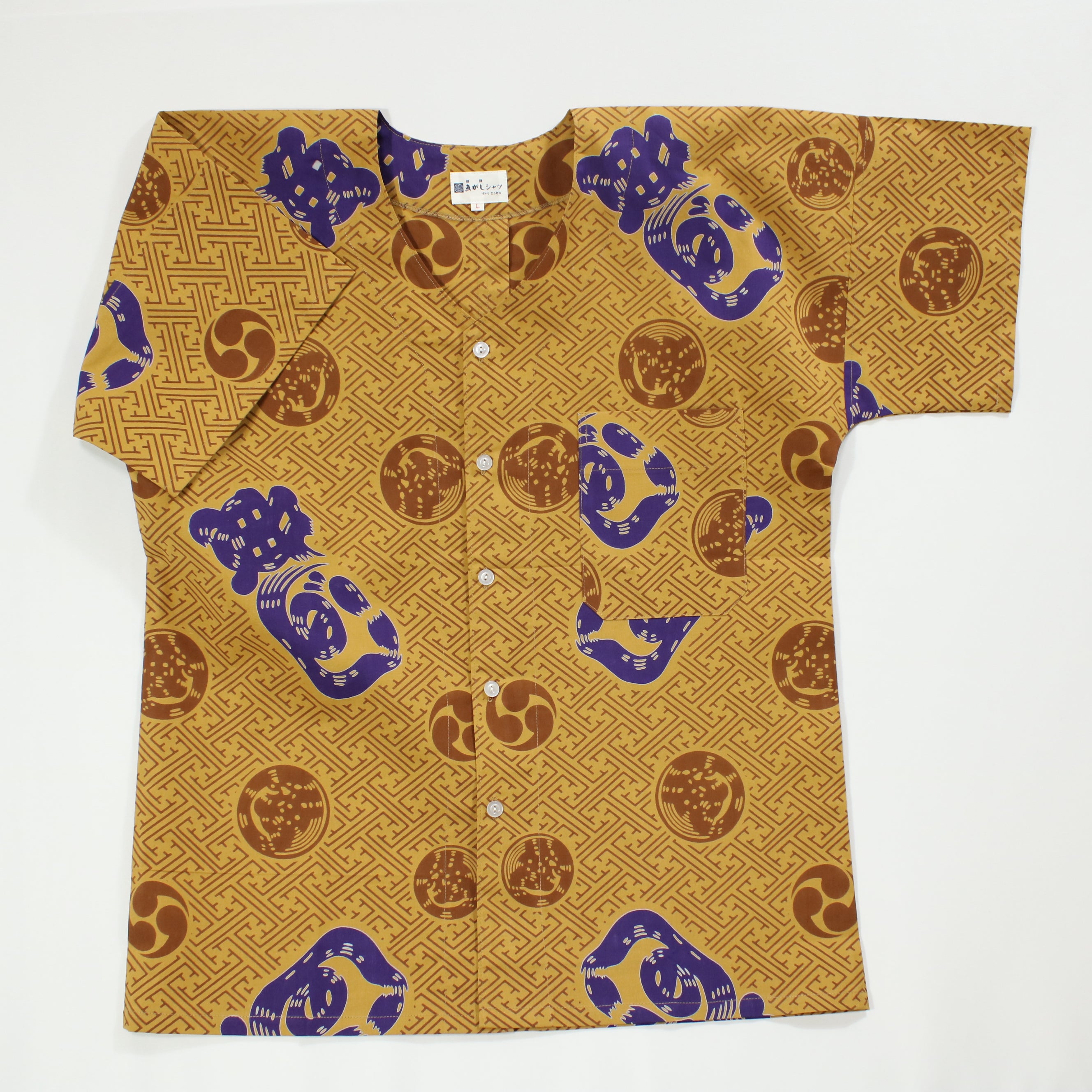 【鞘型】魚河岸シャツ／半袖