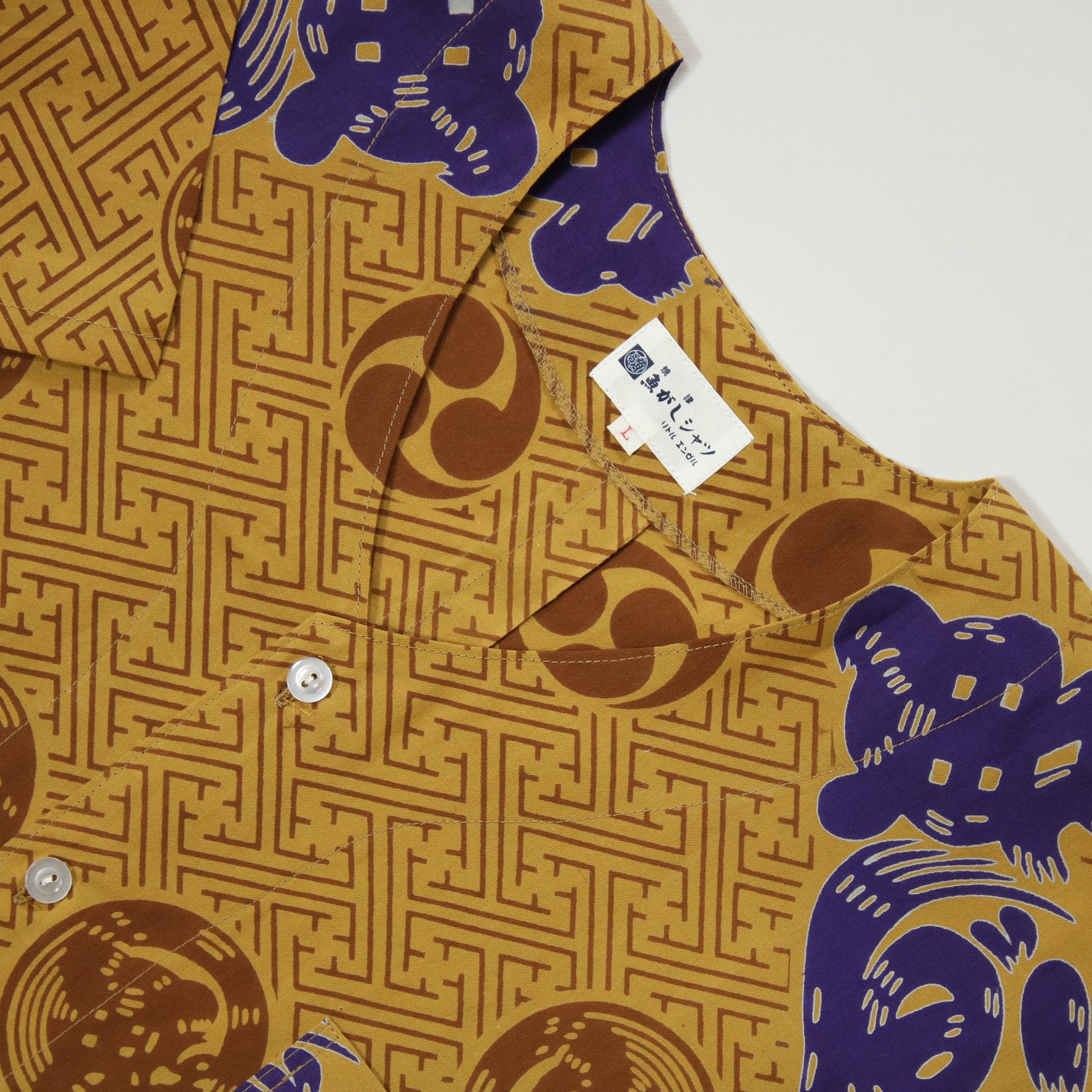 【鞘型】魚河岸シャツ／半袖